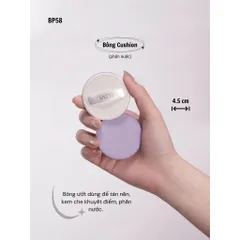 Set 2 bông phấn trang điểm VACOSI Tap & Touch - Bông tròn nền và phủ tự nhiên, Hộp nhỏ gọn cho lớp nền hoàn hảo