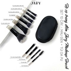 Bộ cọ trang điểm Jary Makeup Brush Set 10 cây kèm túi da PU - Cọ tán dễ dàng, lông cọ mềm an toàn cho da, lựa chọn hoàn hảo cho mọi phong cách
