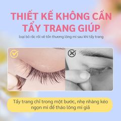 Mi Giả Cụm Tự Dính Không Cần Keo Mlen Diary - Độ Dài 9-14mm, Kiểu Dáng Tự Nhiên, Phù Hợp Makeup Hằng Ngày, Chất liệu Nhẹ êm