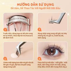 Set Mi Giả Hoa Hướng Dương Anime ELYZZA - Mi Tách Sợi Tái Sử Dụng Kèm Nhíp, Keo Dán - Dễ Dàng Làm Đẹp Cho Đôi Mắt Cuốn Hút