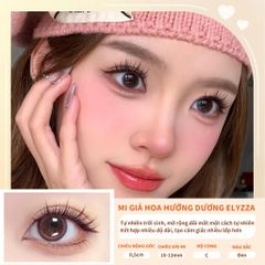 Set Mi Giả Hoa Hướng Dương Anime ELYZZA - Mi Tách Sợi Tái Sử Dụng Kèm Nhíp, Keo Dán - Dễ Dàng Làm Đẹp Cho Đôi Mắt Cuốn Hút