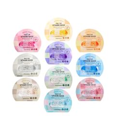 Mặt Nạ BANOBAGI Stem Cell Vitamin Mask 30g - Dưỡng Sáng Da & Dưỡng Ẩm Chuyên Sâu Chính Hãng, 10 Loại Cho Nhu Cầu Da Khác Nhau