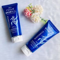 Sữa Rửa Mặt HATOMUGI Ý Dĩ 130g Ngừa Mụn & Làm Sáng Da - Chăm Sóc Da Tự Nhiên Chính Hãng Nhật Bản Tại Nana Shop