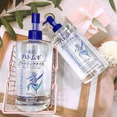 Dầu Tẩy Trang REIHAKU HATOMUGI Ý Dĩ 500ml - Sạch Da, Dưỡng Ẩm, Làm Sáng Da Cho Tất Cả Các Loại Da