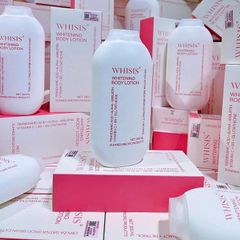 Dưỡng Thể Trắng Da Ngày Đêm Whisis Premium - Lotion Collagen & Men Gạo 200ml/300ml, Làm Sáng Da & Cấp Ẩm Tối Ưu, Hàn Quốc