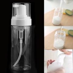 Chai Đựng Mỹ Phẩm PET 150ml - Bàn Chải Massage Tạo Bọt Chất Liệu An Toàn - Tiện Ích Làm Sạch Da Mặt Tại Nhà