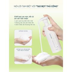 Chai Đựng Mỹ Phẩm PET 150ml - Bàn Chải Massage Tạo Bọt Chất Liệu An Toàn - Tiện Ích Làm Sạch Da Mặt Tại Nhà