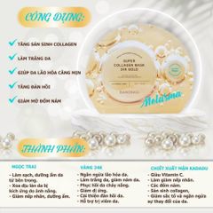 Mặt Nạ Giấy Banobagi Super Collagen 30ml - Dưỡng Da Chuyên Sâu, Chống Lão Hóa, Làm Trắng Da, Chính Hãng Hàn Quốc