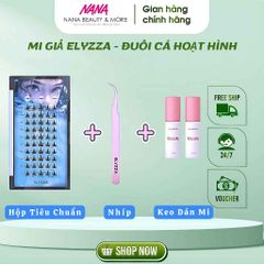 Set Mi Giả Đuôi Cá Anime ELYZZA - Lông Mi Tách Sợi Tái Sử Dụng Kèm Keo Và Nhíp - Thổi Hồn Cho Đôi Mắt Cuốn Hút