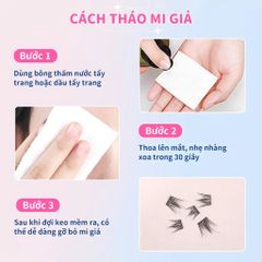 Set Mi Giả Đuôi Cá Anime ELYZZA - Lông Mi Tách Sợi Tái Sử Dụng Kèm Keo Và Nhíp - Thổi Hồn Cho Đôi Mắt Cuốn Hút