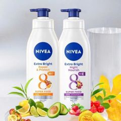 Sữa Dưỡng Thể NIVEA 8 Super Food 350ml - Dưỡng Da Trắng Sáng, Săn Chắc, Chống Nắng SPF30 PA++ - Chăm Sóc Da Hoàn Hảo