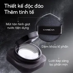 Phấn phủ CARSLAN dạng bột từ tính kiềm dầu màu đen chống nước chống mồ hôi 8g - Nana Shop