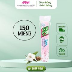Bông Tẩy Trang IPEK Klasik 150 Miếng - Bông 100% Cotton Tự Nhiên, An Toàn Cho Da, Sản Phẩm Chính Hãng Thổ Nhĩ Kỳ - Nana Shop