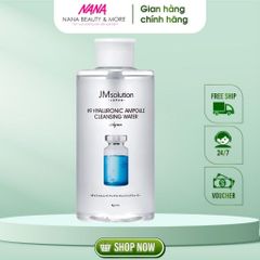 Nước tẩy trang JM SOLUTION Hyaluronic Acid mọi loại da 500ml chính hãng - Nana Shop