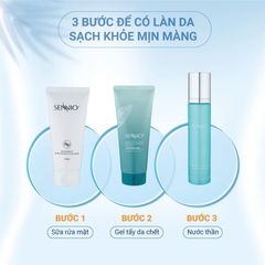 Sữa Rửa Mặt SENNIO Tạo Bọt Intensive Whitening Cleanser 120ml - Dưỡng Sáng Da, Cấp Ẩm Cho Mọi Loại Da