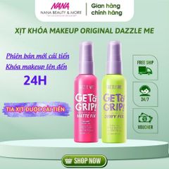 Xịt Khóa Nền Makeup DAZZLE ME Setting Spray 60ml - Giữ Lớp Trang Điểm Lâu Trôi, Cấp Ẩm, Phù Hợp Da Thường và Hỗn Hợp