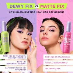 Xịt Khóa Nền Makeup DAZZLE ME Setting Spray 60ml - Giữ Lớp Trang Điểm Lâu Trôi, Cấp Ẩm, Phù Hợp Da Thường và Hỗn Hợp