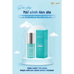 Serum Trắng Da Sennio Perfect Whitening 30ml - Dưỡng Ẩm Tái Tạo Da, An Toàn Cho Mọi Loại Da, Chiết Xuất Thiên Nhiên