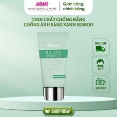 Kem Chống Nắng SENNIO Hàn Quốc 50ml - Chống Ánh Sáng Xanh, Nâng Tone Da, Kiềm Dầu, An Toàn Cho Da Nhạy Cảm - Chính Hãng Nana Shop