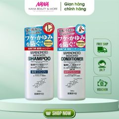 Dầu Gội & Xả KAMINOMOTO Nhật Bản 300ml - Giải Pháp Kích Thích Mọc Tóc Hiệu Quả, Chăm Sóc Sức Khỏe Tóc Tương Tác Thiên Nhiên