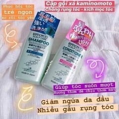 Dầu Gội & Xả KAMINOMOTO Nhật Bản 300ml - Giải Pháp Kích Thích Mọc Tóc Hiệu Quả, Chăm Sóc Sức Khỏe Tóc Tương Tác Thiên Nhiên