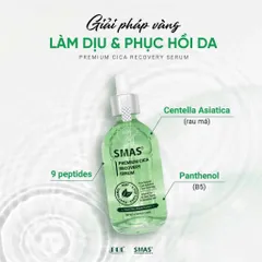 Serum SMAS CICA Phục Hồi & Cấp Ẩm B5, HA - Dưỡng Da Mềm Mại, Chống Lão Hóa, 120ml Chính Hãng - Nana Shop