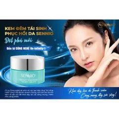 Kem Dưỡng Đêm SENNIO Whitening Night Cream 30g - Dưỡng Trắng, Tái Tạo, Phục Hồi Da - Sản Phẩm Hàn Quốc Chất Lượng Cao