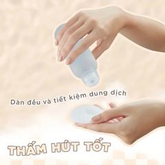 Bông Tẩy Trang Horus Soft Cotton Pads 120 Miếng - Chất Liệu Tự Nhiên, An Toàn Cho Da Nhạy Cảm - Giúp Làm Sạch Trang Điểm Hiệu Quả