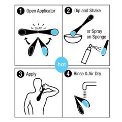Cây thoa kem lưng gấp gọn - Cọ mút xốp tái sử dụng cho dưỡng ẩm và chăm sóc da - Dụng cụ làm đẹp tiện lợi cho mọi nhà