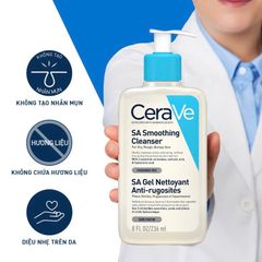 Sữa Rửa Mặt CeraVe Foaming Facial Cleanser 236ML - Giải Pháp Làm Sạch Da Dầu Mụn, Tươi Mát, Thích Hợp Cho Mọi Loại Da