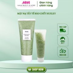 Mặt Nạ Tẩy Tế Bào Chết HUXLEY Scrub Mask Sweet Therapy 30g - Dưỡng Ẩm & Ngăn Ngừa Lão Hóa Da Chiết Xuất Xương Rồng