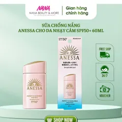 Sữa chống nắng ANESSA cho da nhạy cảm & trẻ em 60ml (Mới) - Nana Shop