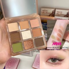 Bảng Phấn Mắt Hold Live Powdery Ripple Eyeshadow Palette 9 Ô - Màu Sắc Đa Dạng, Dễ Tán, Thích Hợp Trang Điểm Hằng Ngày và Dự Tiệc