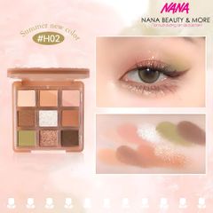 Bảng Phấn Mắt Hold Live Powdery Ripple Eyeshadow Palette 9 Ô - Màu Sắc Đa Dạng, Dễ Tán, Thích Hợp Trang Điểm Hằng Ngày và Dự Tiệc