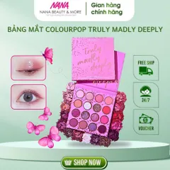Bảng Phấn Mắt ColourPop Truly Madly Deeply 16 Ô - Chất Lượng Cao, Màu Sắc Rực Rỡ, Dễ Tán, Phong Cách Makeup Đa Dạng