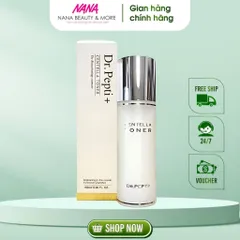 Nước Hoa Hồng Dr.Pepti Centella Toner EX 180ml - Dưỡng Da Căng Bóng, Chống Lão Hóa, Phù Hợp Mọi Loại Da, Xuất Xứ Hàn Quốc