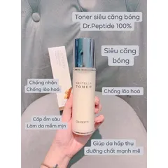 Nước Hoa Hồng Dr.Pepti Centella Toner EX 180ml - Dưỡng Da Căng Bóng, Chống Lão Hóa, Phù Hợp Mọi Loại Da, Xuất Xứ Hàn Quốc