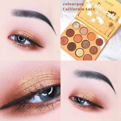 Bảng Mắt ColourPop California Love Eye Palette 12 Ô - Phấn Mắt Tone Cam Cháy Thời Thượng Cho Trang Điểm Đẹp Mỗi Ngày