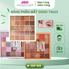 Bảng Phấn Mắt 25 Ô Gogo Tales - Eyeshadow 29.5g Màu Trung Tính, Phù Hợp Trang Điểm Hàng Ngày, Dễ Sử Dụng Cho Người Mới Bắt Đầu