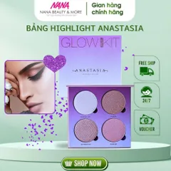 Bảng Bắt Sáng Anastasia Highlight Sugar Glow Kit 4 Ô - Phấn Trang Điểm Đỉnh Cao Giúp Tỏa Sáng Vẻ Đẹp Rạng Ngời