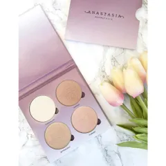 Bảng Bắt Sáng Anastasia Highlight Sugar Glow Kit 4 Ô - Phấn Trang Điểm Đỉnh Cao Giúp Tỏa Sáng Vẻ Đẹp Rạng Ngời
