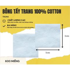Bông Tẩy Trang Tetra Medical Pháp 600 Miếng - 100% Cotton Mềm Mại, Lành Tính Cho Da Nhạy Cảm, Dụng Cụ Làm Sạch Da Hàng Ngày