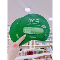 Mặt nạ tràm trà BNBG Vita Tea Tree Healing Face thải độc, giảm mụn 30ml chính hãng - Nana Shop
