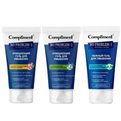 (HÀNG CTY) Sữa Rửa Mặt Compliment Làm Sạch Sâu, Hỗ Trợ Giảm Mụn Gel No Problem 200ML - Nana Shop