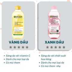 Nước Tẩy Trang Garnier SkinActive 400ml - Sạch Sâu, Dành Cho Mọi Loại Da, Không Cồn, Tiện Lợi Cho Quy Trình Skincare