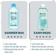 Nước Tẩy Trang Garnier SkinActive 400ml - Sạch Sâu, Dành Cho Mọi Loại Da, Không Cồn, Tiện Lợi Cho Quy Trình Skincare