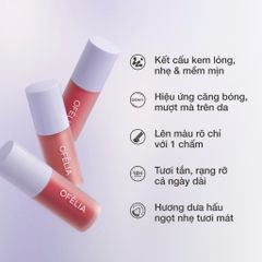 Má Hồng Dạng Kem OFÉLIA Lolli Liquid Blush 4.6g - Tạo Nét Rạng Ngời Tự Nhiên, Lâu Phai và Dưỡng Ẩm Cho Da - Nana Shop