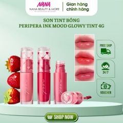 Son Tint Bóng PERIPERA Ink Mood Glowy Tint 4g - Độ Bóng Mướt, Giữ Ẩm Và Nhiều Màu Sắc Hấp Dẫn Từ Hàn Quốc