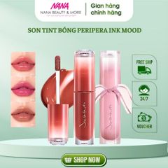 Son Tint Bóng PERIPERA INK Mood Glowy Tint 4g - Đem lại Đôi Môi Ngọt Ngào, Căng Bóng và Mềm Mượt - Sắc Màu Thú Vị từ Hàn Quốc