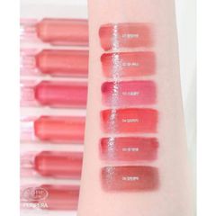 Son Tint Bóng PERIPERA Water Bare Tint 3.7g - Chất Lỏng Mềm Mượt, Bóng Đẹp, Nhiều Màu Hàn Quốc - Trang Điểm Gợi Cảm